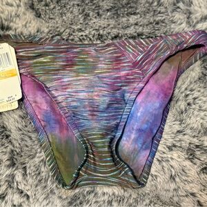 Tie dye embroidered Bikini Bottom